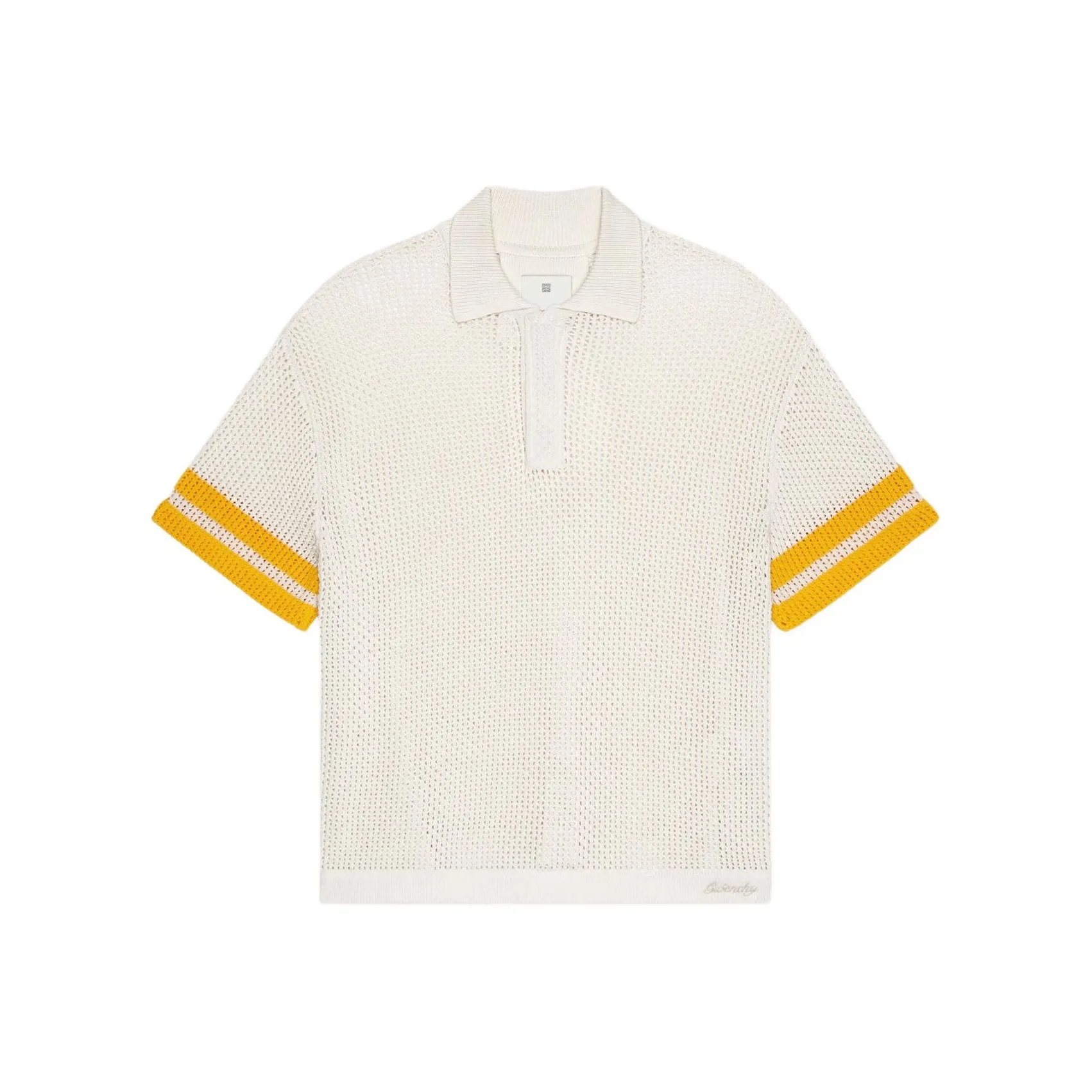 Givenchy Crochet Polo Shirt