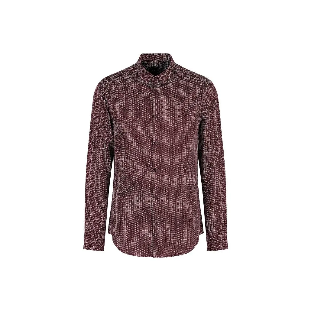 ARMANI EXCHANGEAE Рубашка Мужская Темно-Красная