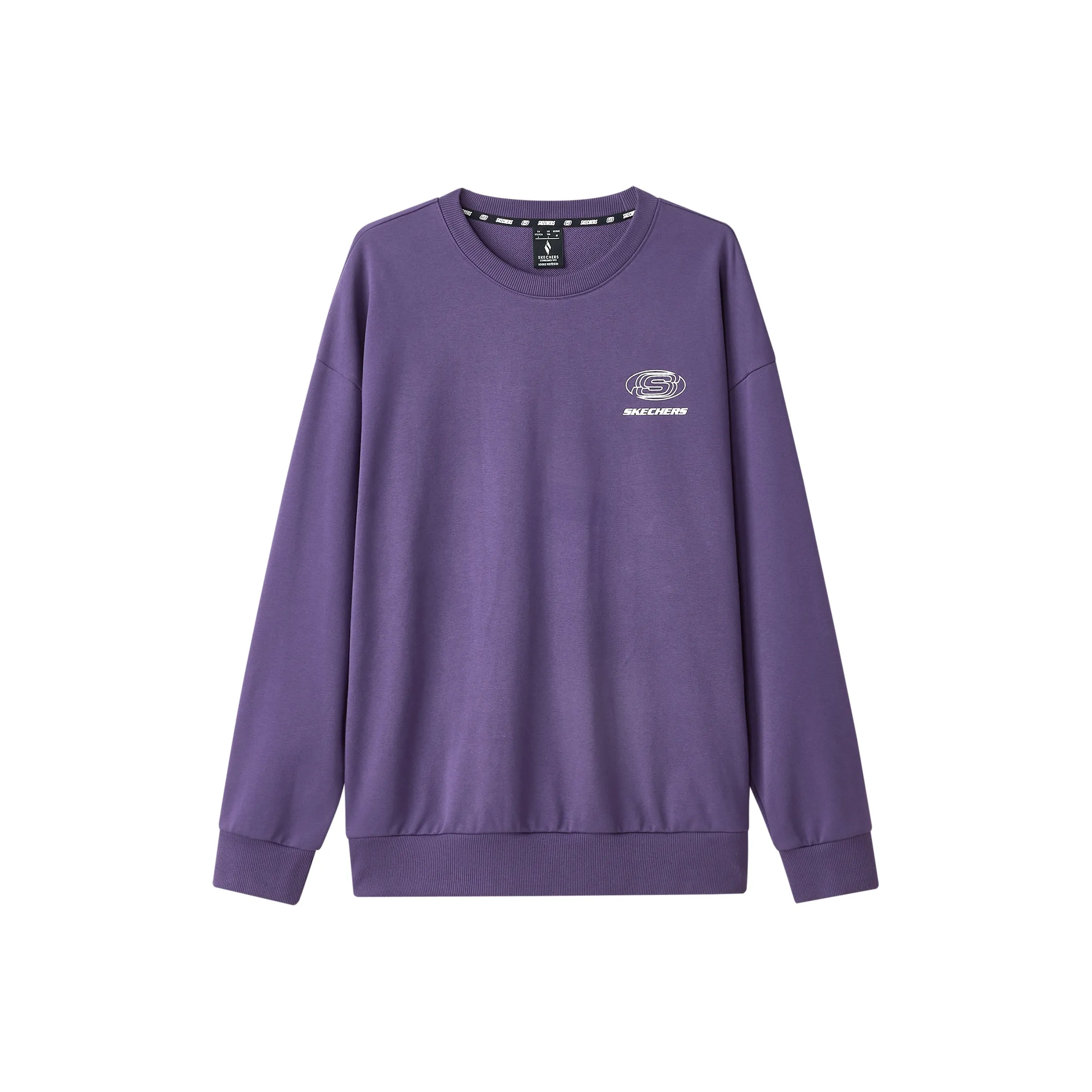 Skechers Sports Life Collection Толстовка Унисекс Темный Лист Фиолетовый