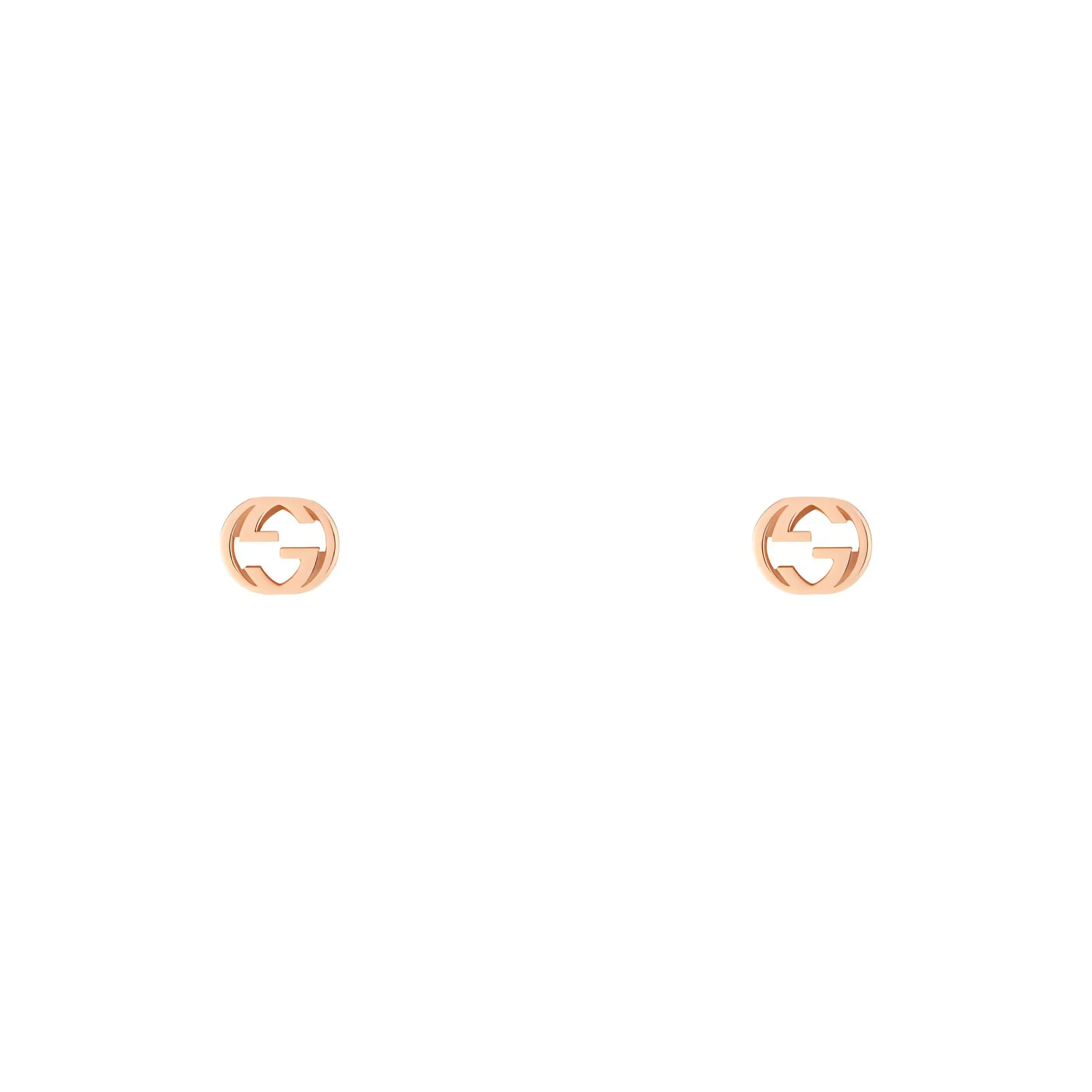GUCCI Interlocking Stud Earrings