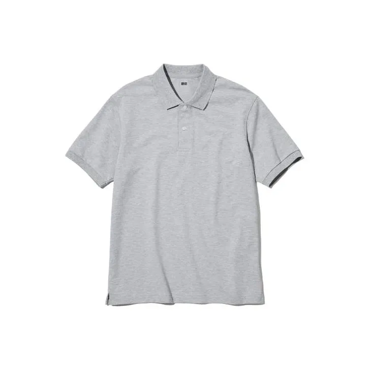 UNIQLO Поло Унисекс Дымчатый Серый