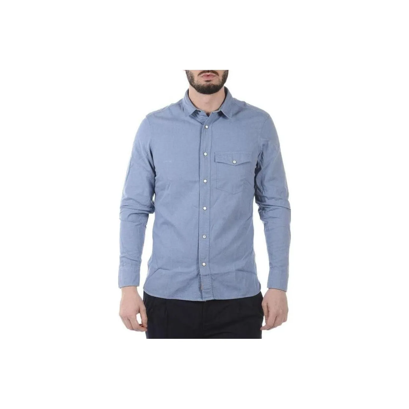 Burberry Shirt Men's Light Blue