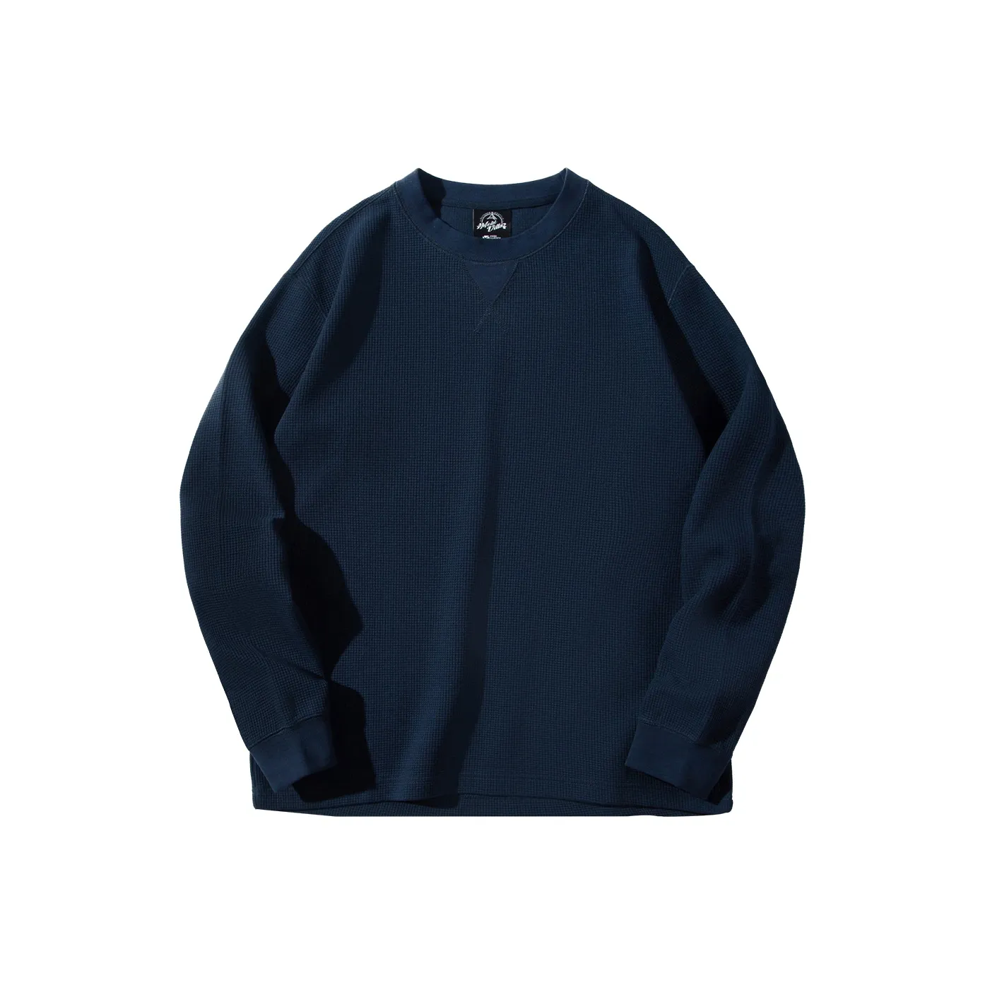 MOBI GARDEN Waffle Knit Sweatshirt Coat Unisex