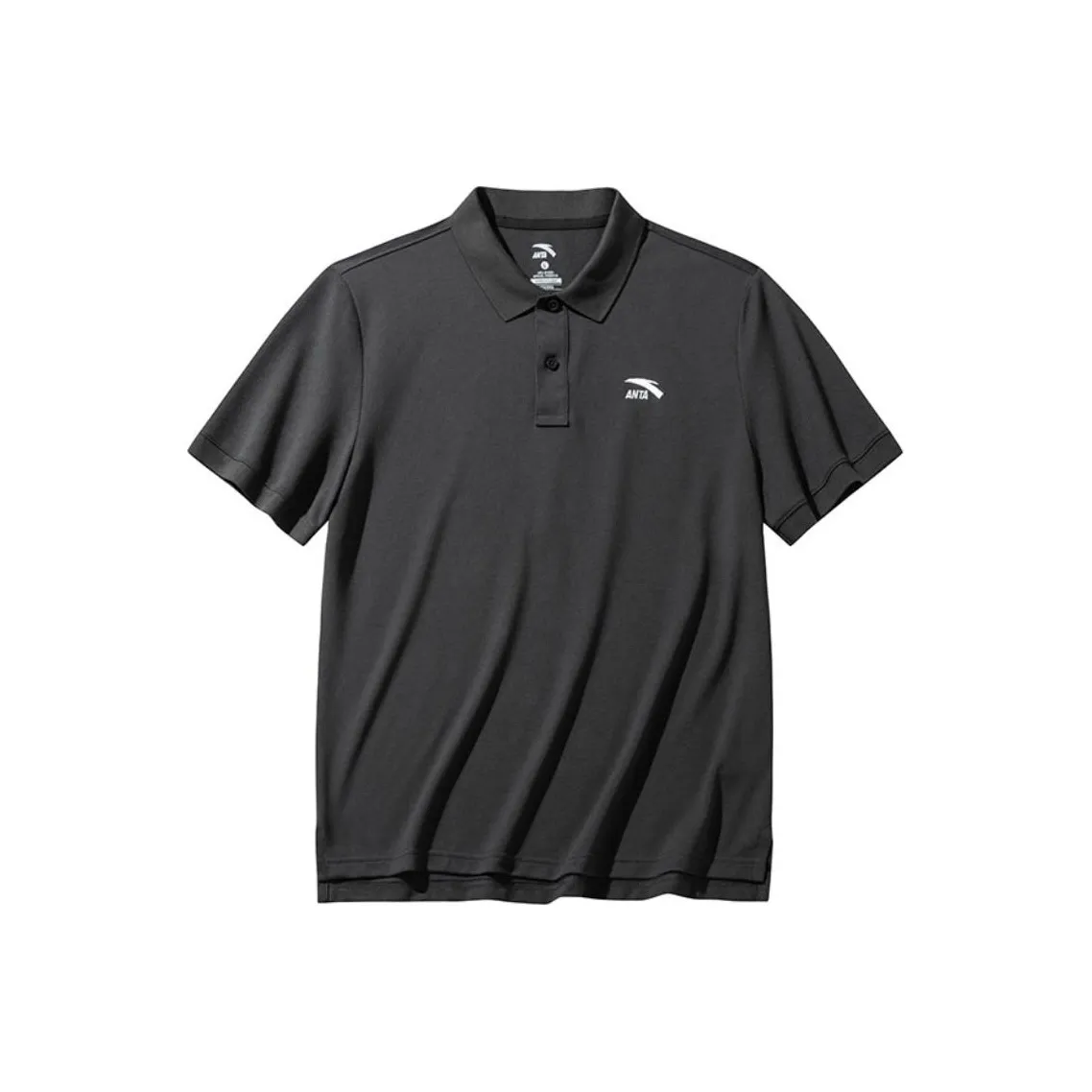 ANTA Life Collection Поло Мужское Темный Соус Серый