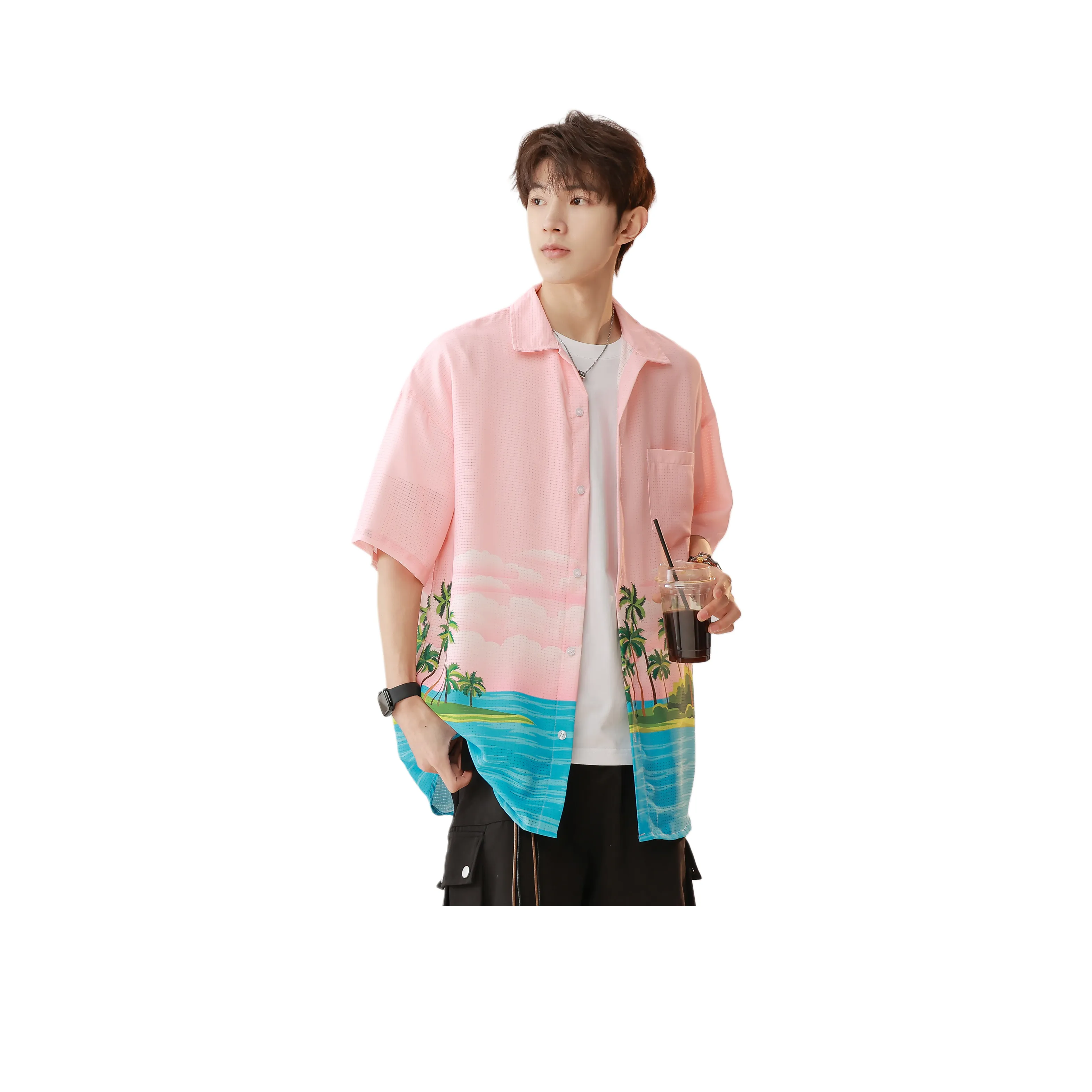 ARCANEFUNK Shirt Unisex Maldives Pink
