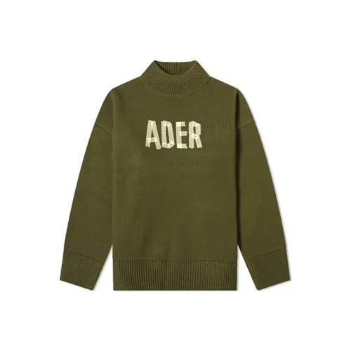ADER ERROR Хаки Унисекс Свитеры