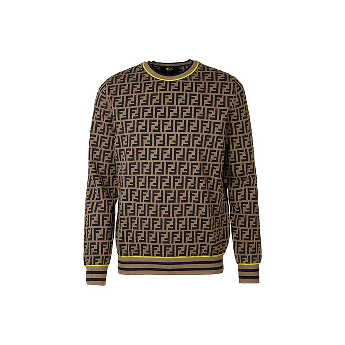 FENDI Sweaters Men's Brown