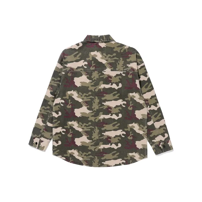 ABLE JEANS Рубашка Мужская Армия Зеленая Series