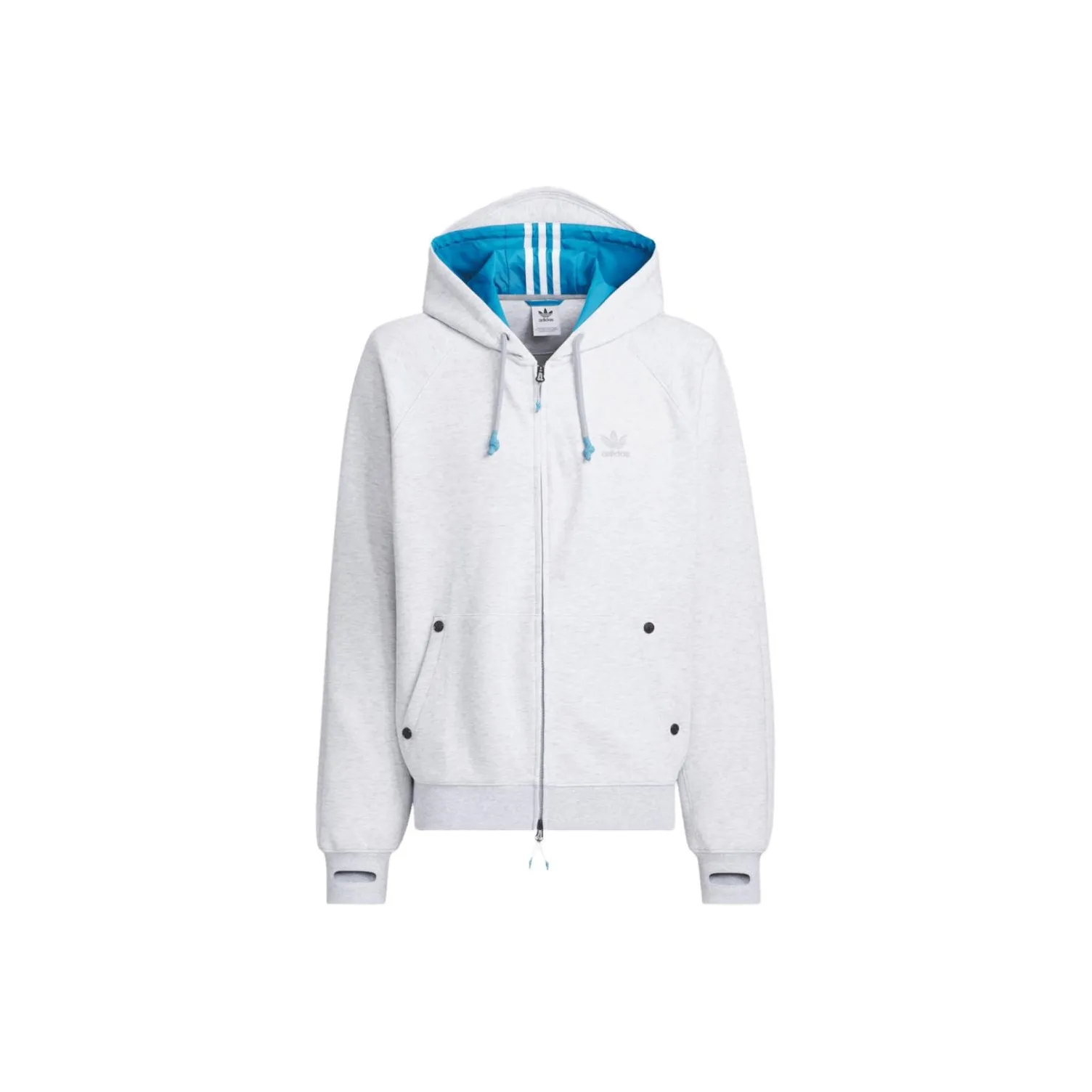 Adidas Originals x Ordinary People FW24 Толстовка Мужской Светлый Фотиния Серый