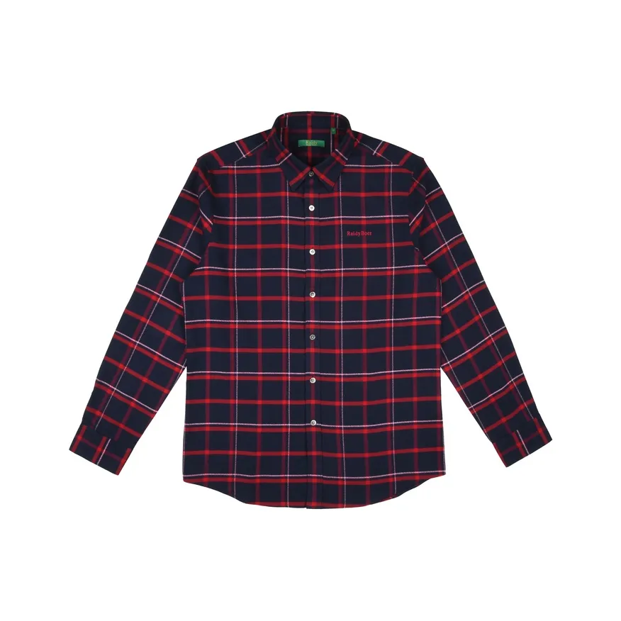 Raidy Boer Рубашка Мужская Красная Клетка