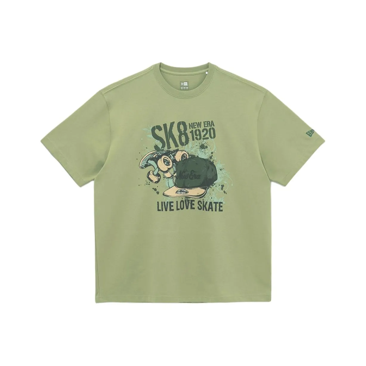 New Era T-Shirts Unisex Sage Green