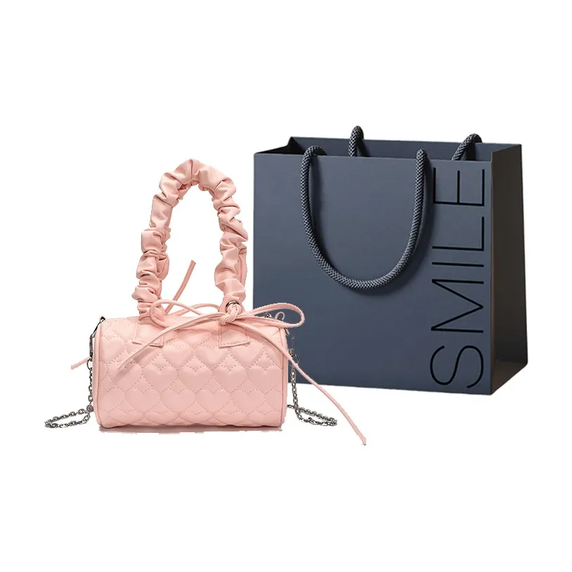SWIMADE PU One Shoulder Handbag Women's Black/White/Pink/Red