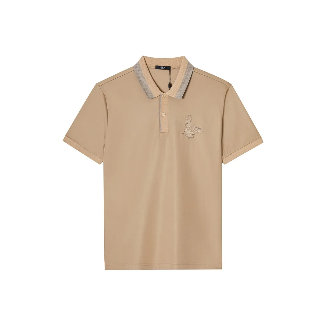 LIU·JO UOMO Polo Shirt Men's Gold