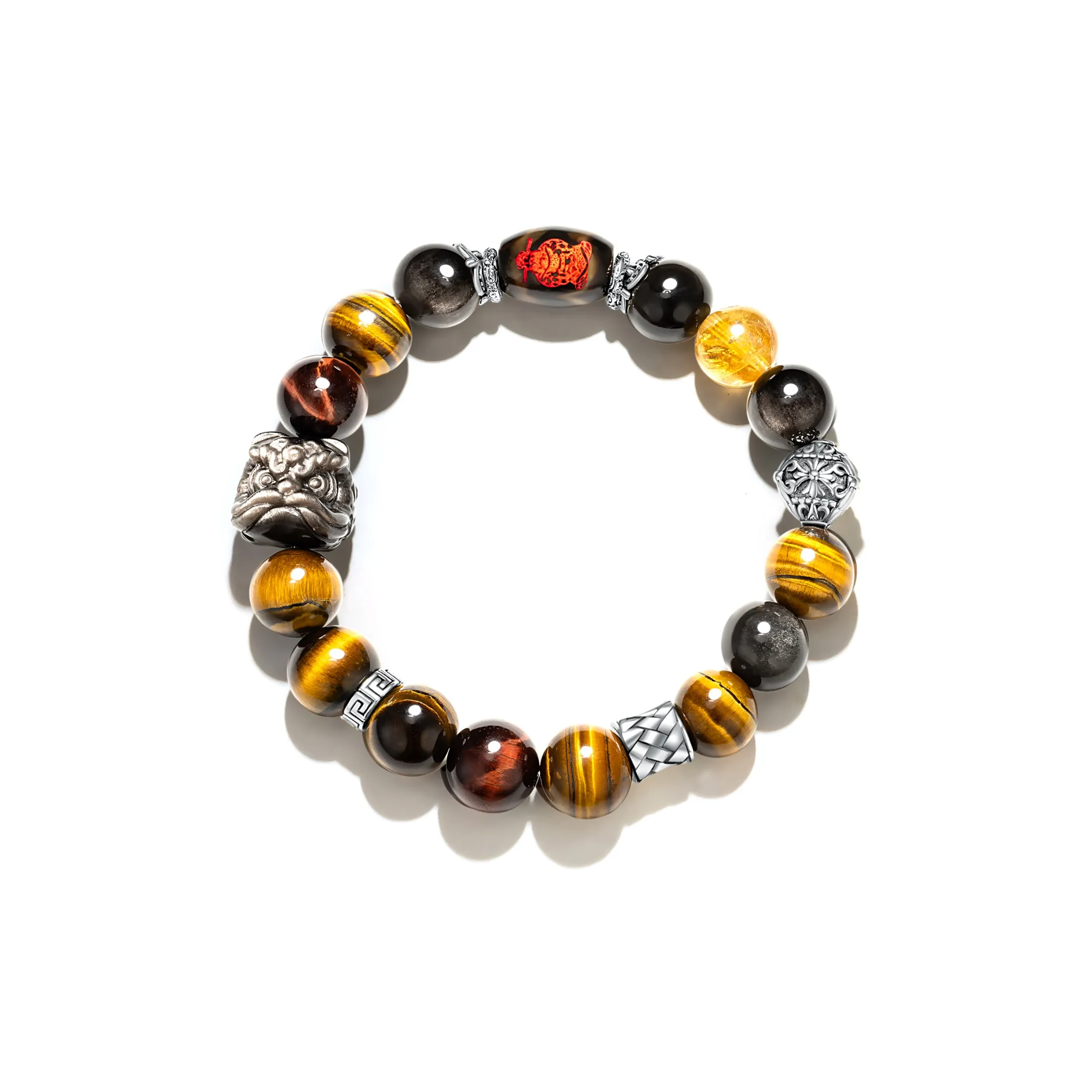 Jodie&Kevin Obsidian Bracelets Men's