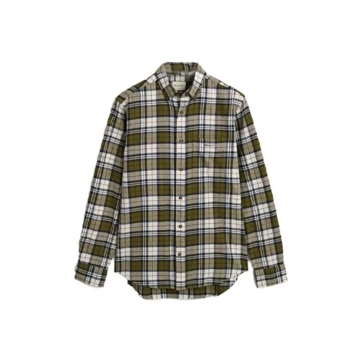 GANT Темно-зеленые мужские рубашки