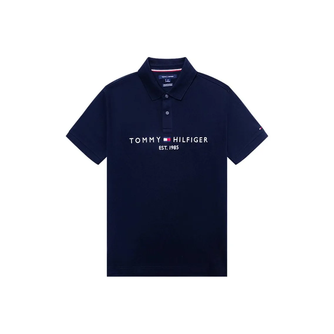 Tommy Hilfiger Polo Shirt Men's Navy Blue