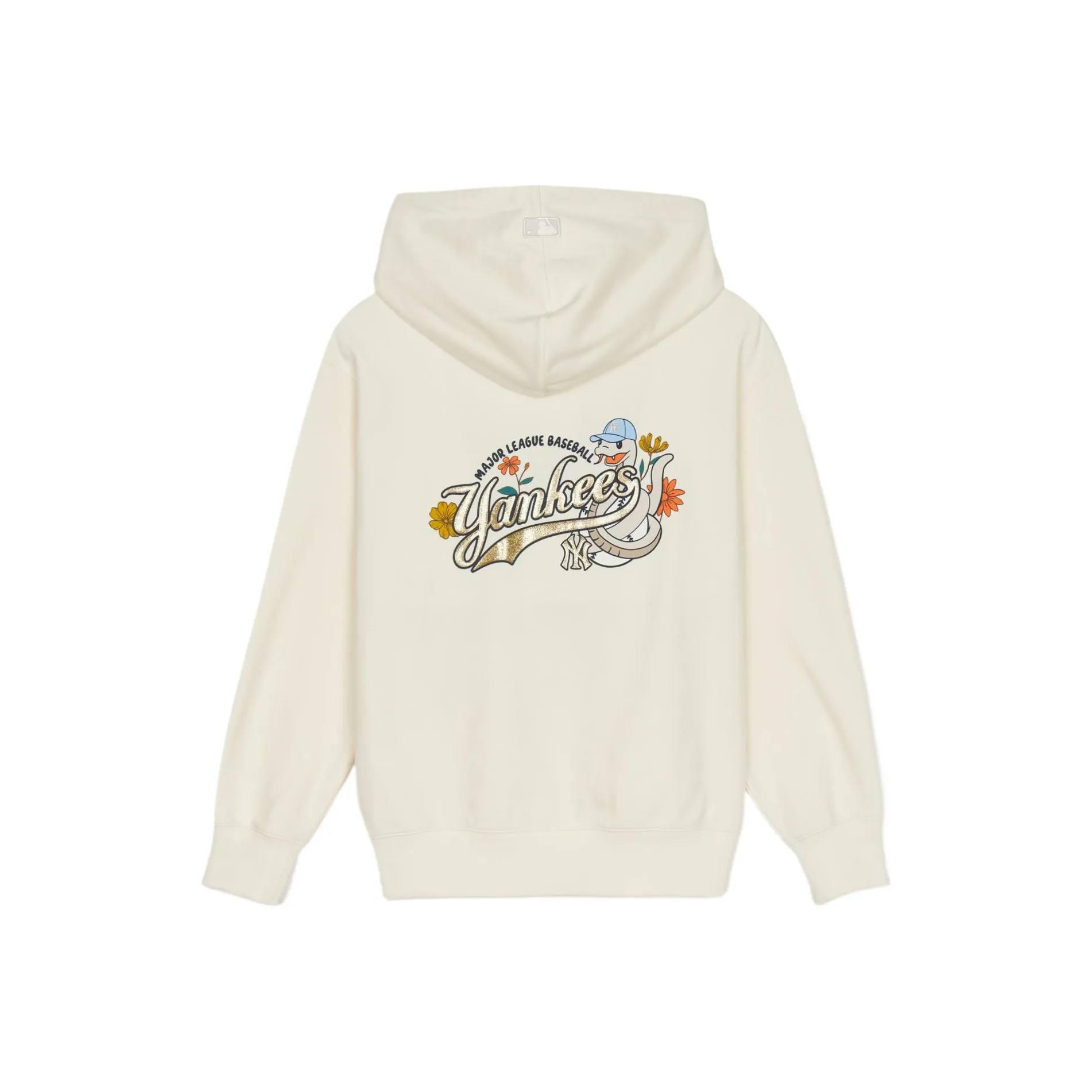 MLB Base Logo New York Yankees Свитшот Унисекс Кремовый