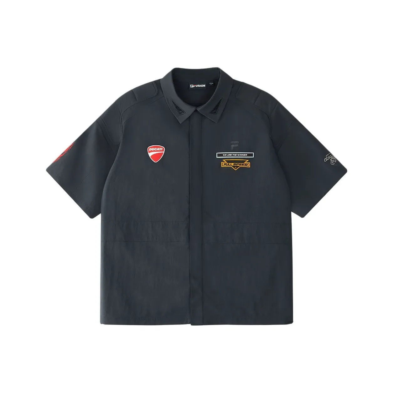 FILA FUSION x DUCATI FILA FUSION X Shirt Men's Dark Pentachlorophenol Blue DB