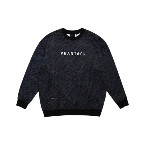PHANTACI Черная унисекс толстовка
