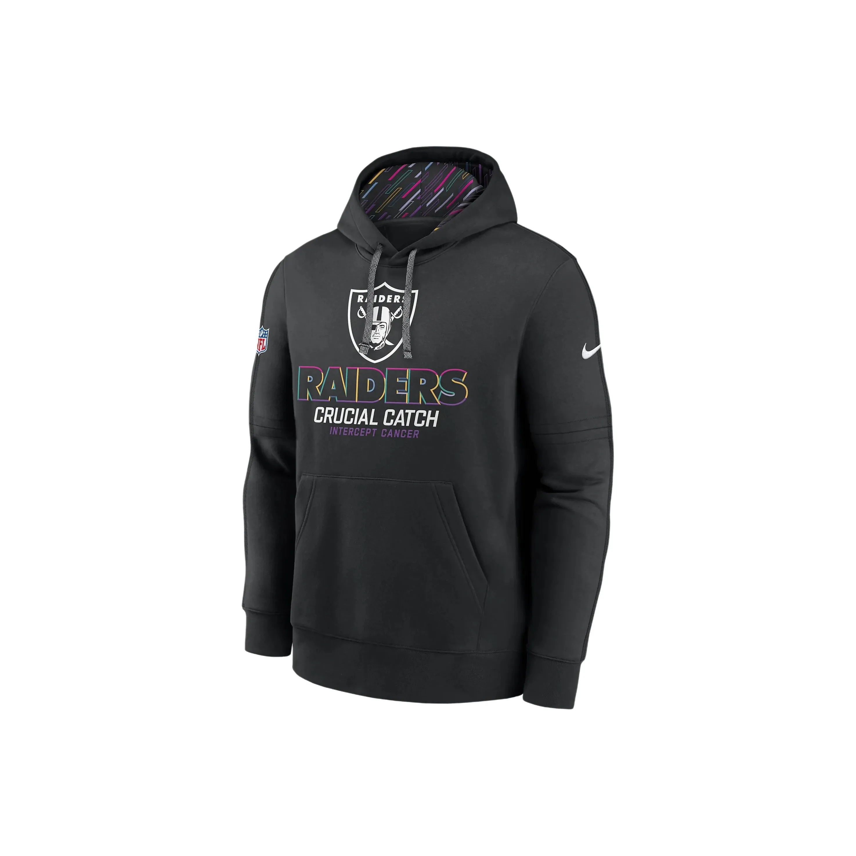 Nike Las Vegas Raiders Crucial Catch Club Men's Nike Nfl Pullover Hoodie