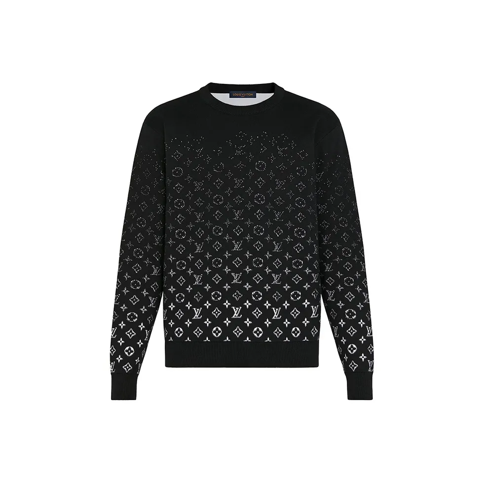 LOUIS VUITTON Lvse Monogram Degrade Crewneck