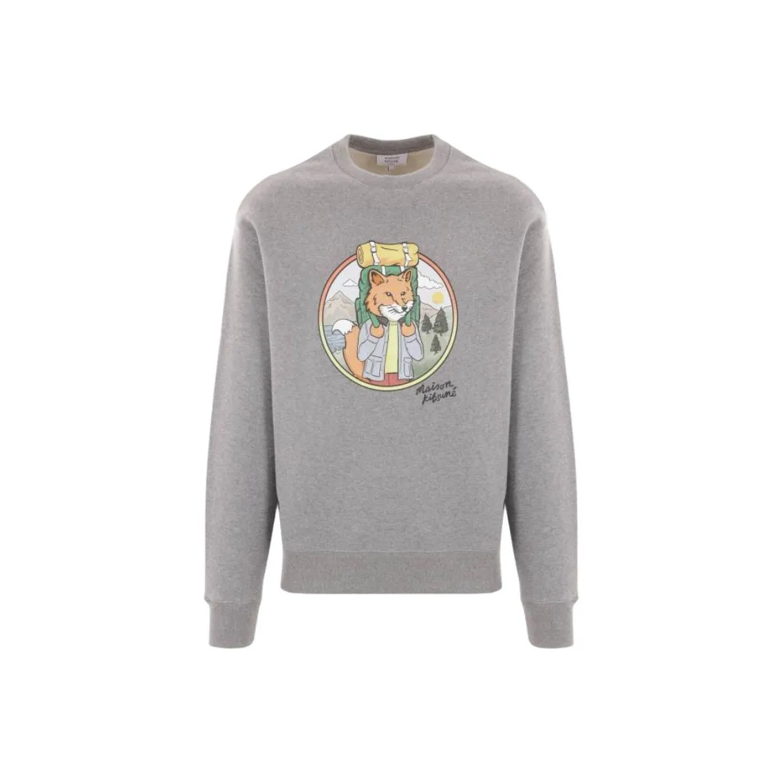 Maison Kitsune Толстовка Мужская Серого цвета