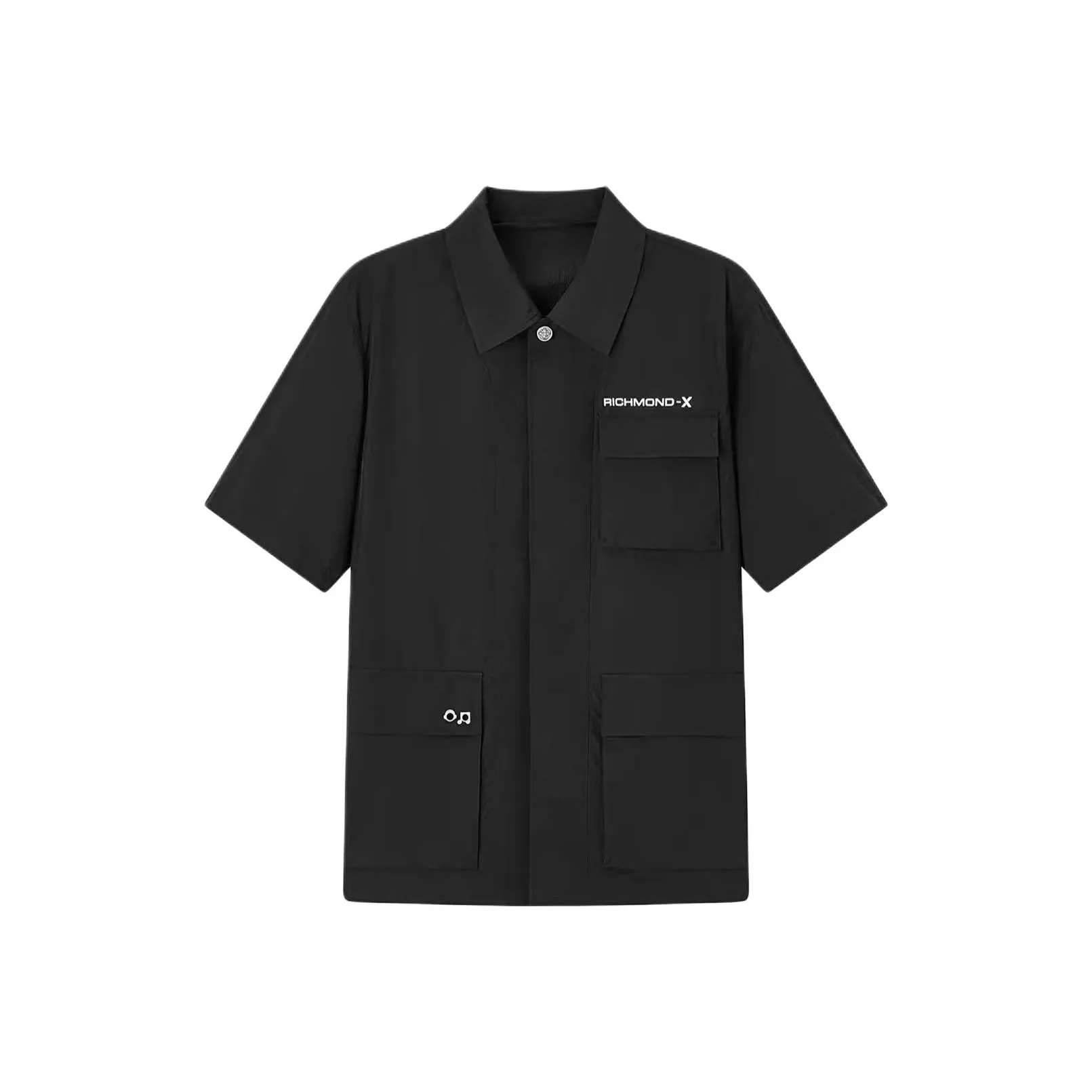 JOHN RICHMOND SS25 Рубашка Мужская Черная
