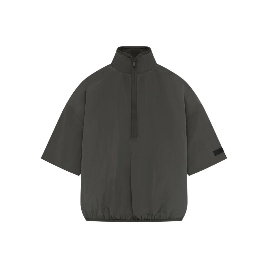 Fear Of God Essentials SS24 Halfzip Mockneck Shirt Men's Ink Black/INK