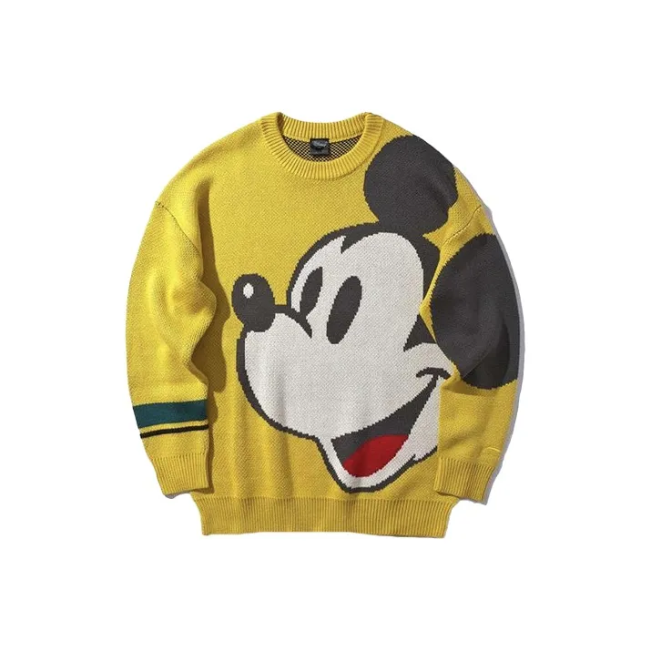 Disney X LINING Sweaters Men's Yellow