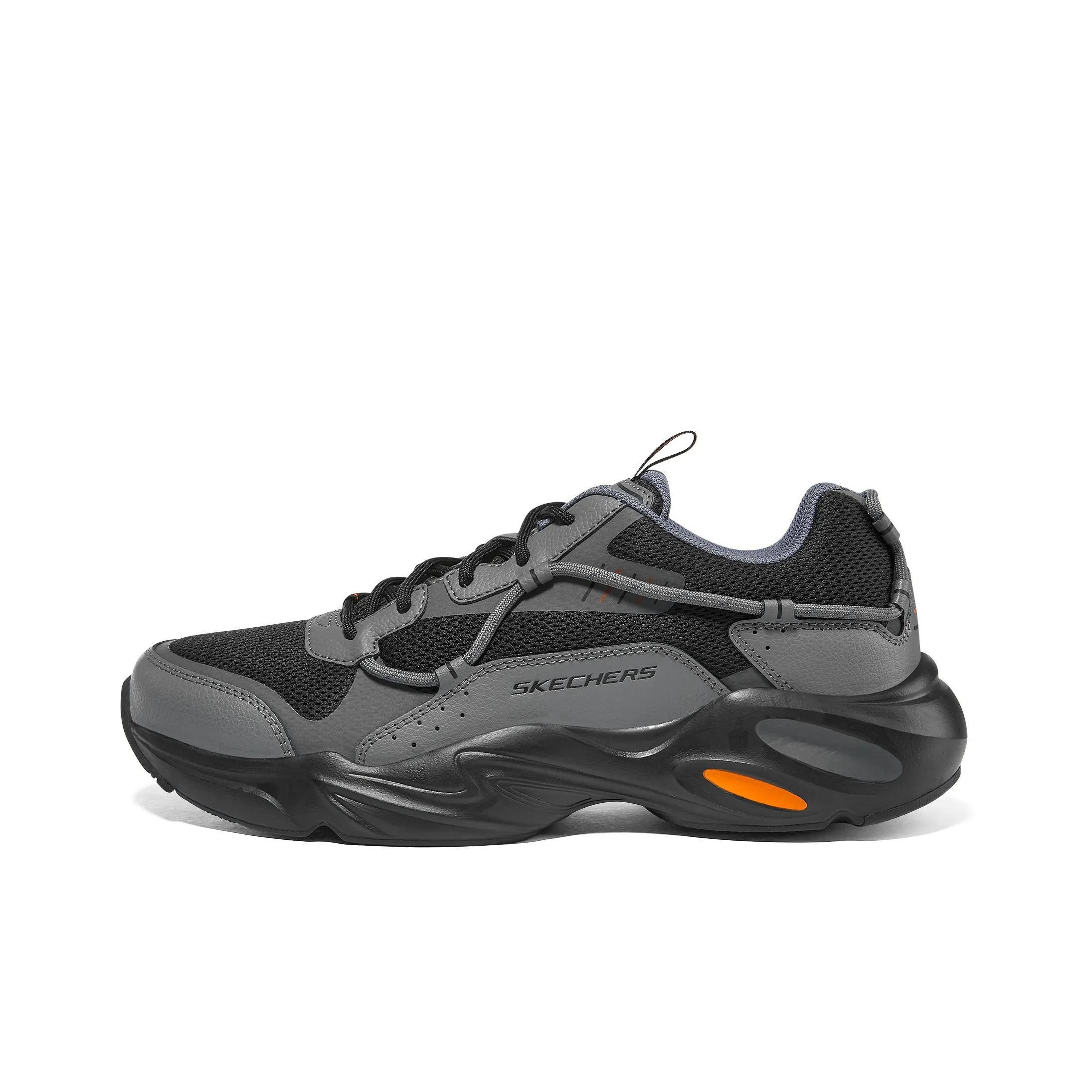 Skechers Dlites 'Black Gray'