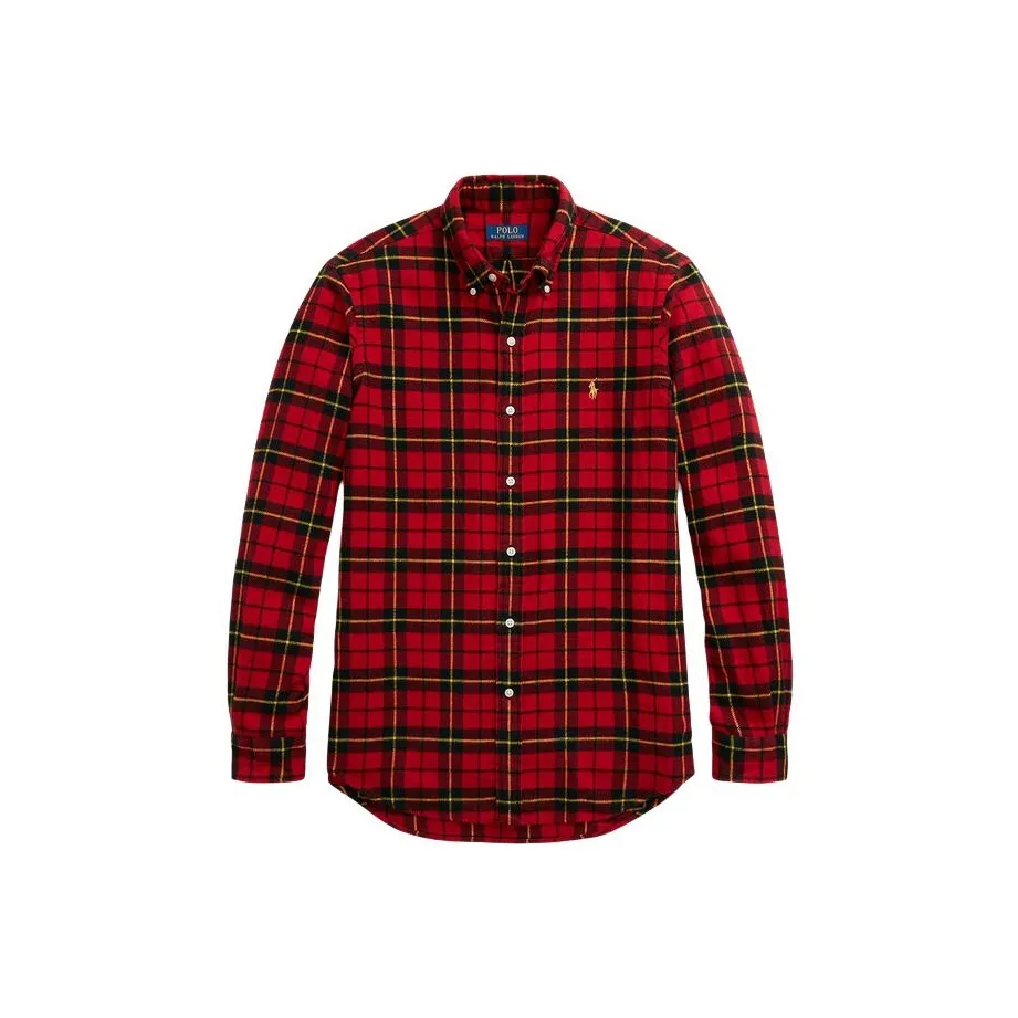 Polo Ralph Lauren SS24 Рубашка Мужская Красная