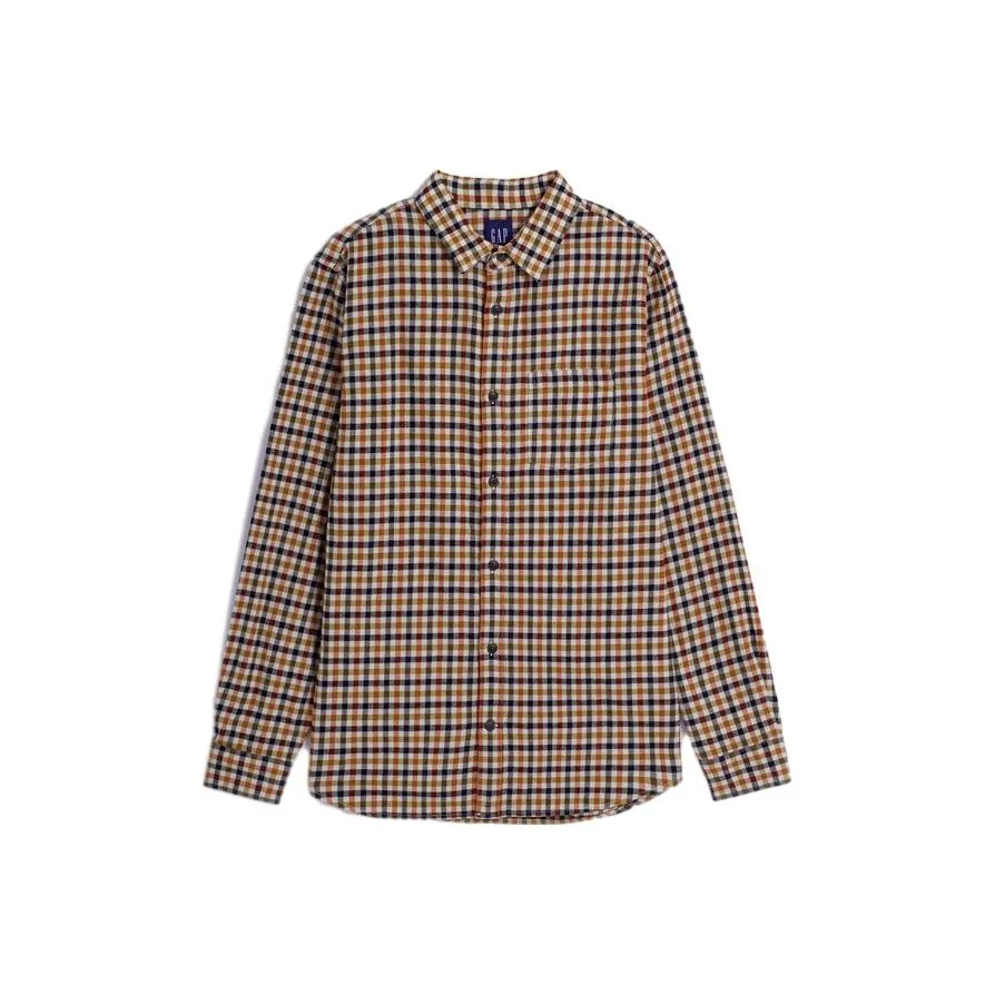 GAP совместная линия Многоцветные Клетчатые Мужские Рубашки