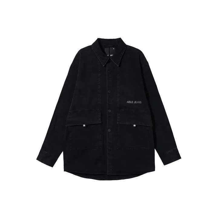 ABLE JEANS Shirt Men's Vintage Black