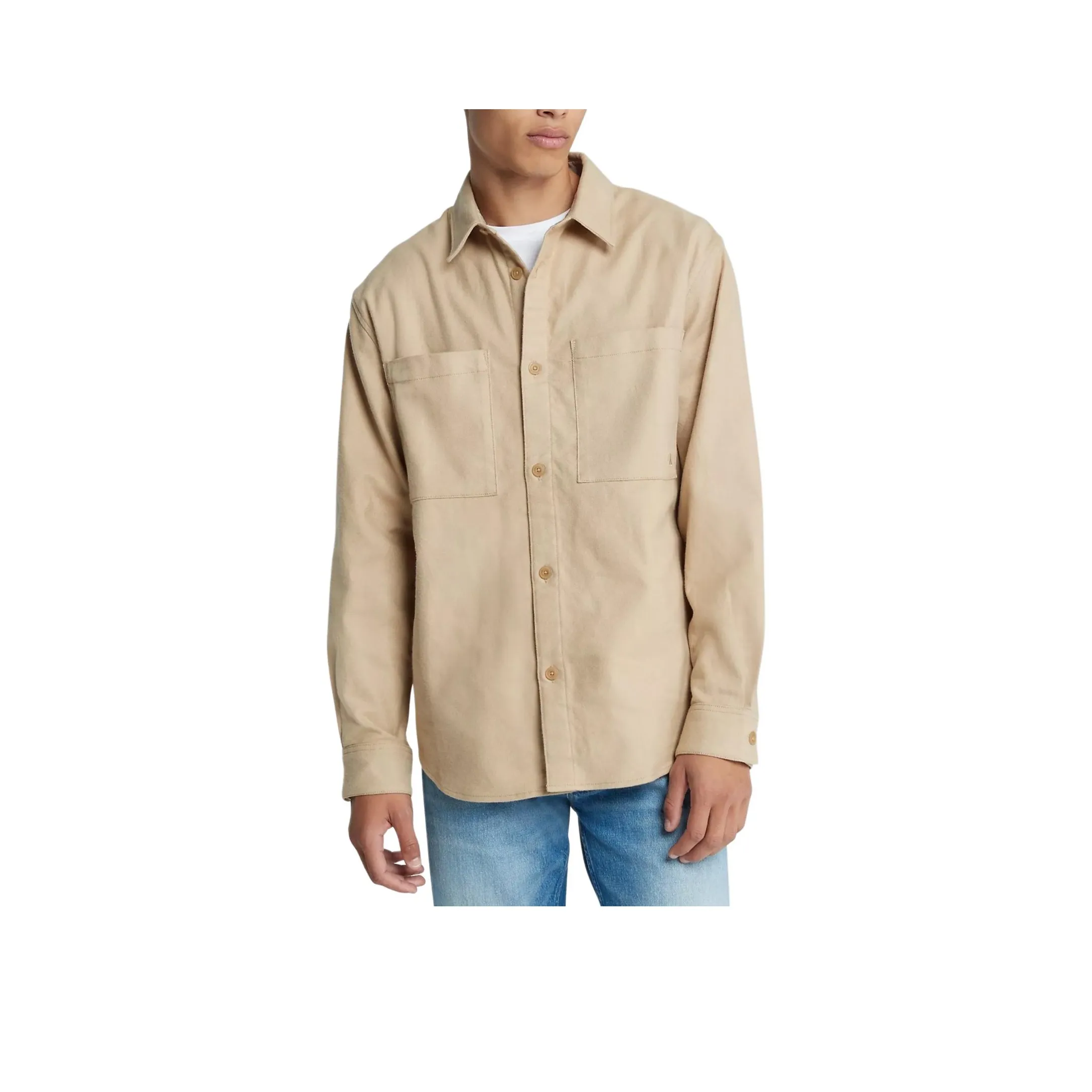 Calvin Klein Хаки Мужские Рубашки