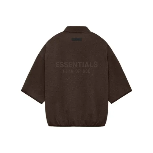 Fear of God Essentials 2024 Summer Collection Орехово-коричневый Мужское Поло