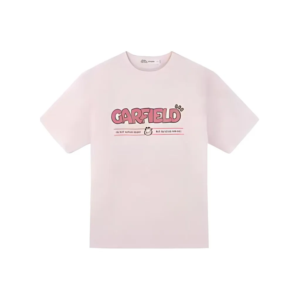 FUN X Garfield SS24 T Рубашка Унисекс Crystal Rose