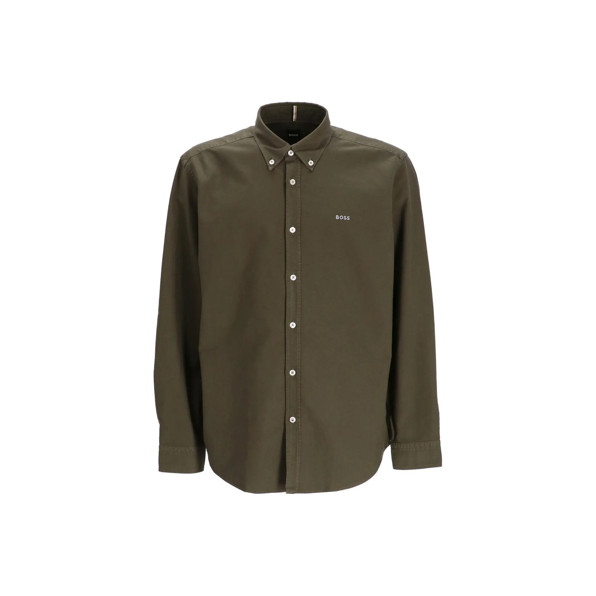 Hugo Boss Рубашка Мужская Темно-Зеленая