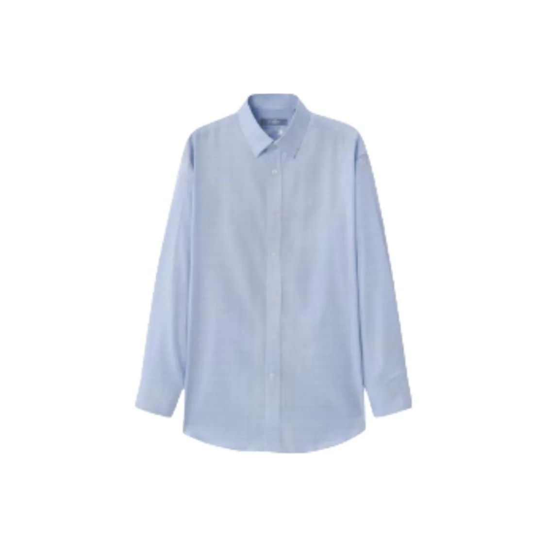 GOLDLION Рубашка Мужская Светло-Синяя Клетка