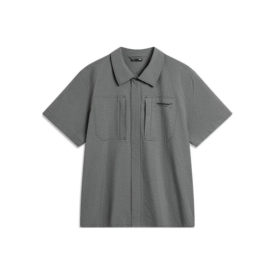 LiNing Shirt Men's Thunderstorm Gray