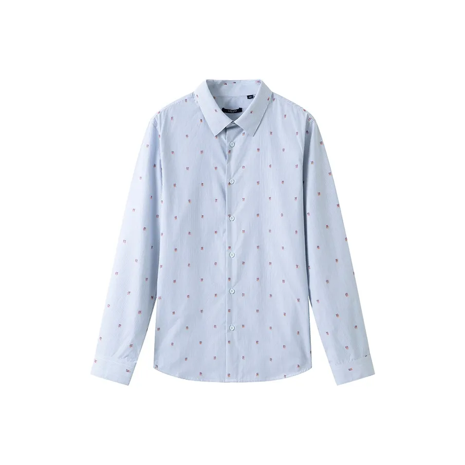 LIU·JO UOMO Длинный рукав мужская рубашка синие полосы