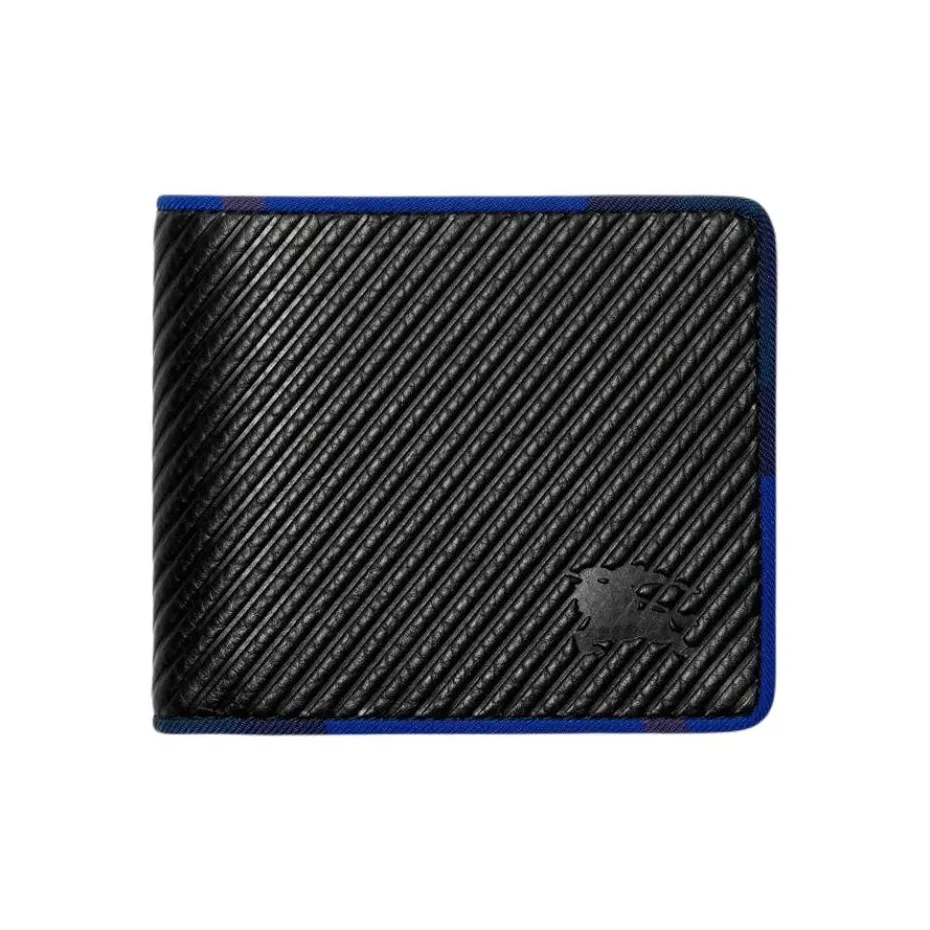 Burberry Calfskin Wallet, Card Holder Men's Black