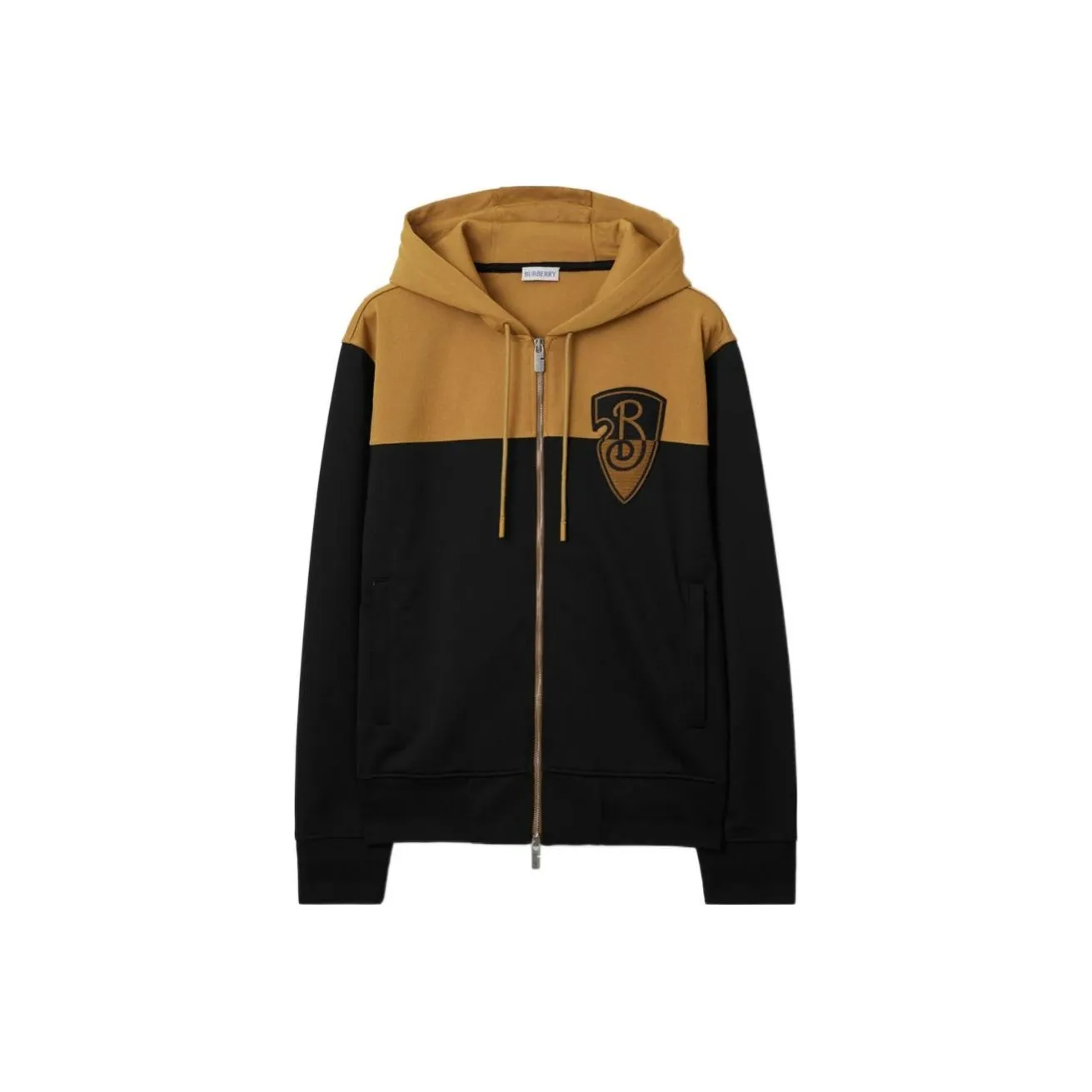Burberry B Shield logo Zip up Hoodie