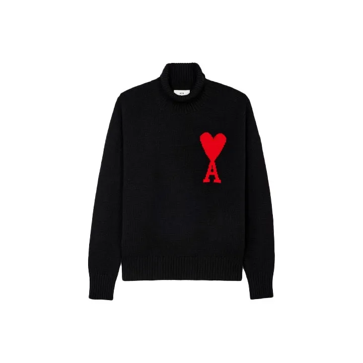 AMIPARIS De Coeur Черный Унисекс Свитеры