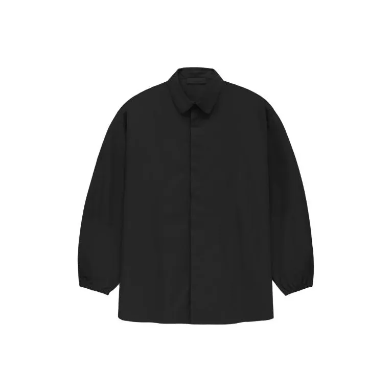 Fear Of God Essentials FW23 Рубашка Мужская Глубокий Черный Глубокий Черный