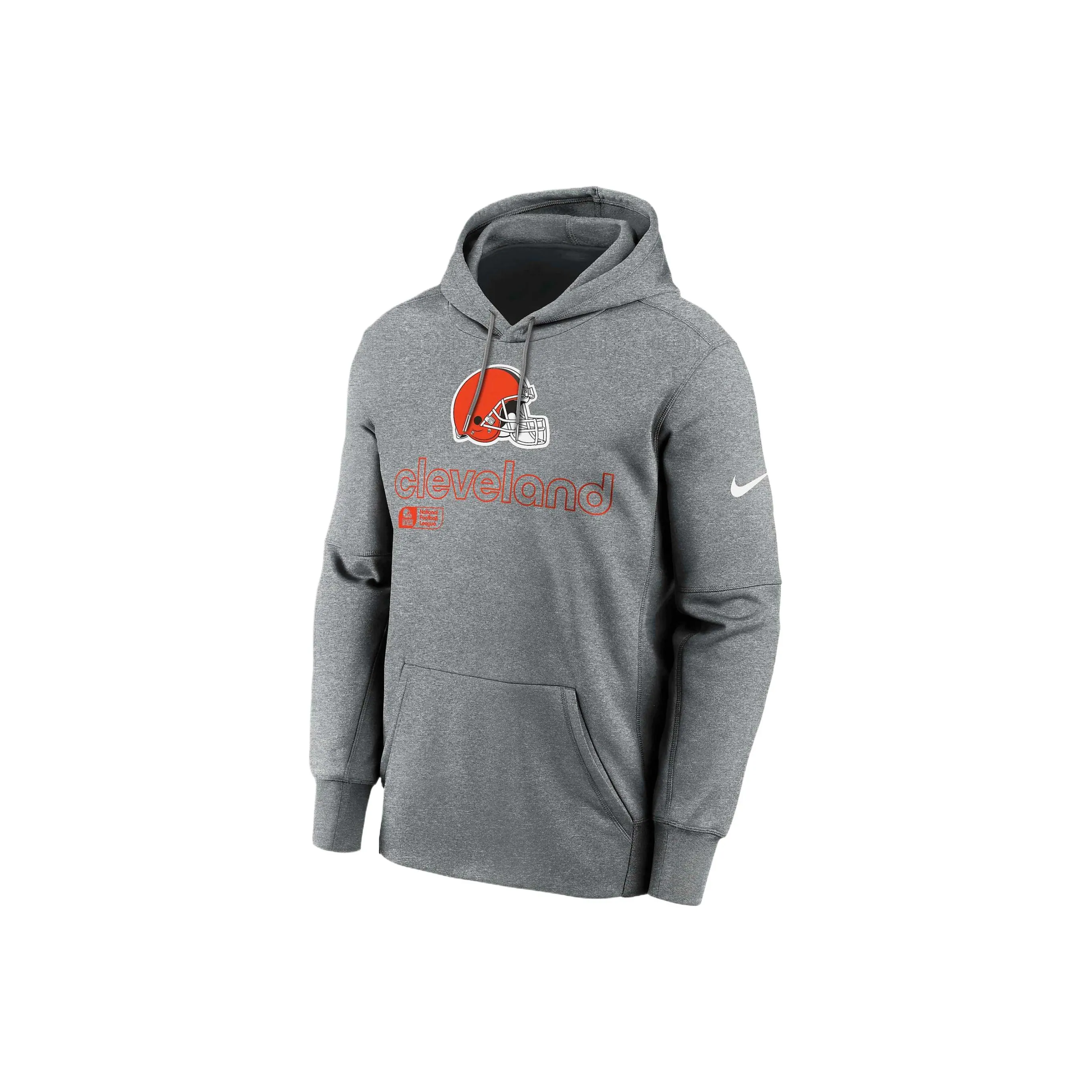 nike release Cleveland Browns Men's nike release Therma Nfl Pullover Hoodie