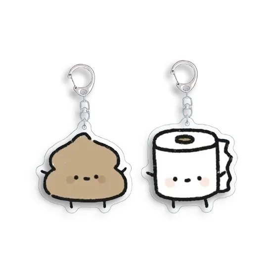 LuluCanaan Акриловые брелоки унисекс