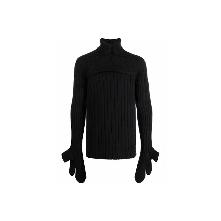 FENDI Turtleneck Rib Knit Sweater
