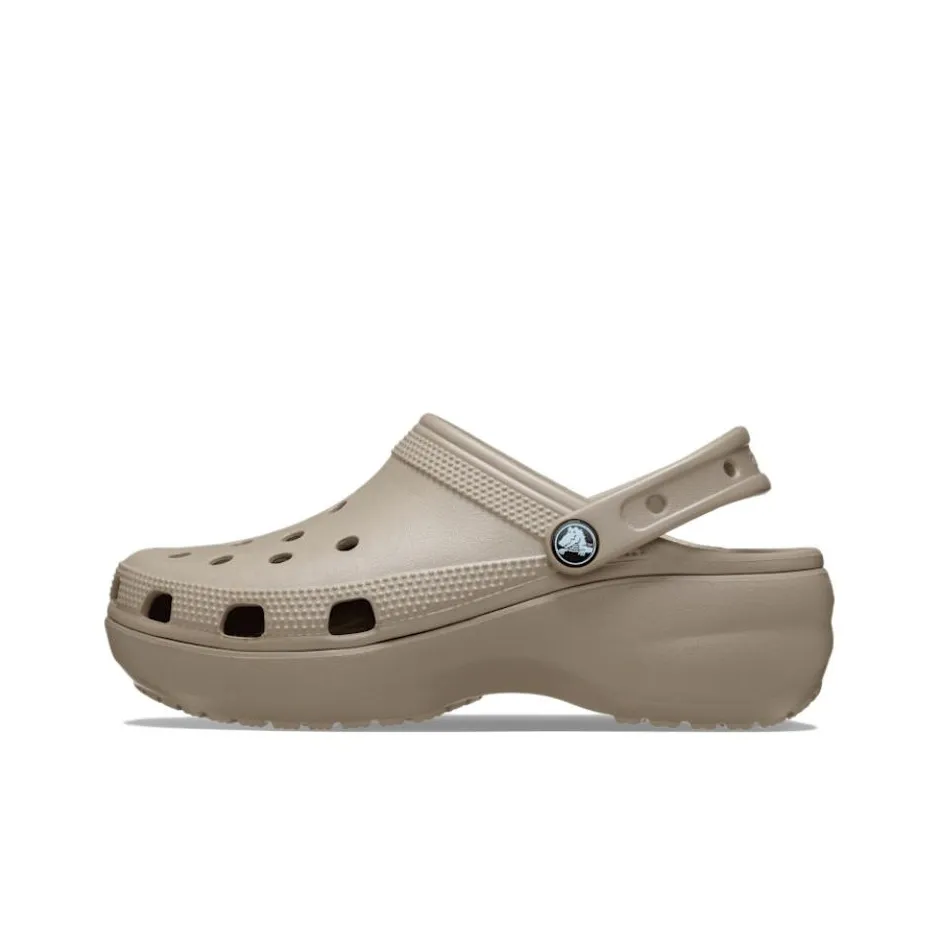 Crocs Classic Platform Clog Sabo Женские Тауповый