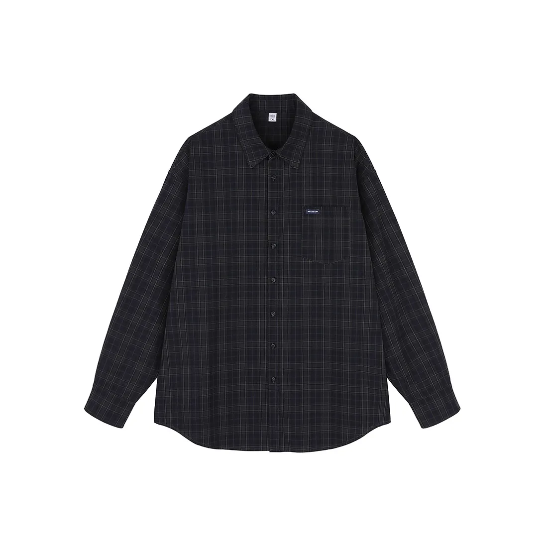 MATCHA STORY College Series Рубашка Унисекс Зеленая Клетка