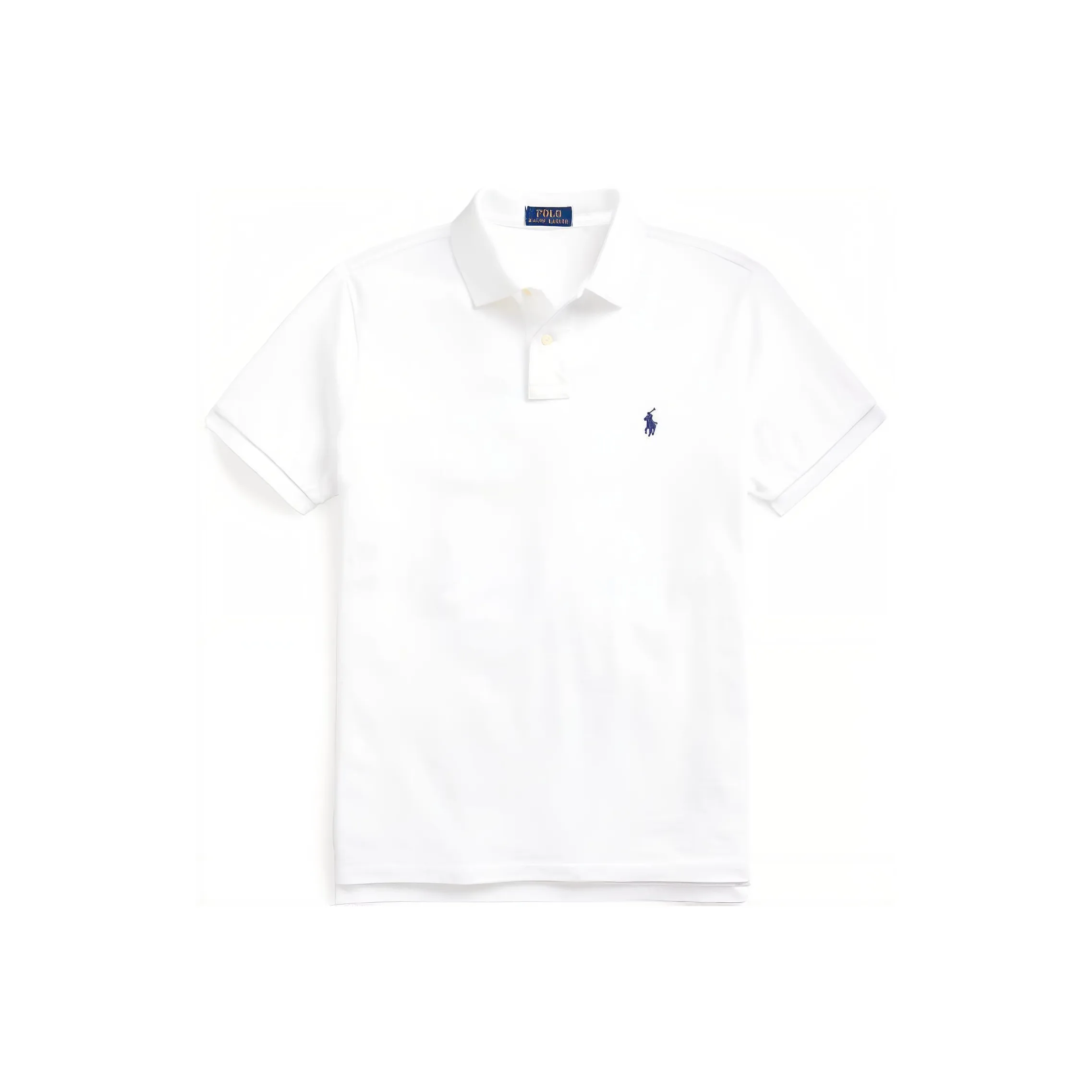 Polo Ralph Lauren Custom Slim Fit Mesh Polo Shirt Polo Shirt Men
s White